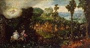 Herri met de Bles Landscape with the Flight into Egypt France oil painting artist